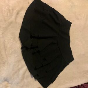 Black shorts that look like a flowy skirt